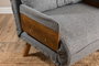 Atelier Del Sofa Cosmo Single - Gris claro